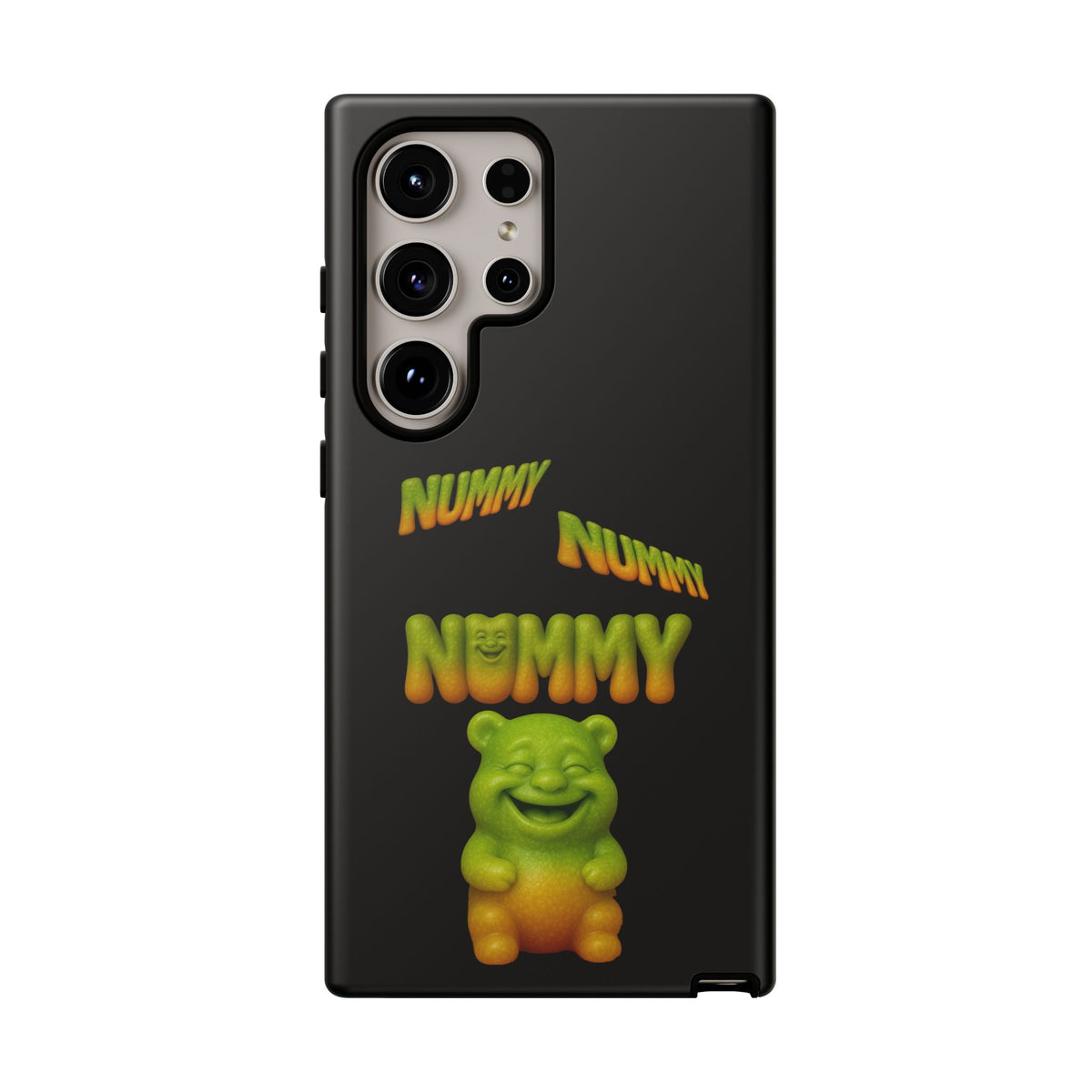 Nummy Gummy Phone Case — Cute Retro Green Gummy Bear Protective Case