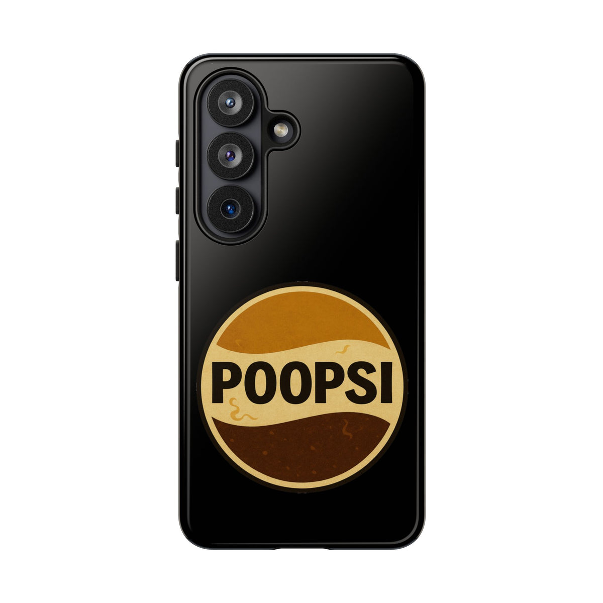 Poopsi Retro Logo Phone Case — Funny Vintage Soda-Inspired iPhone Cover