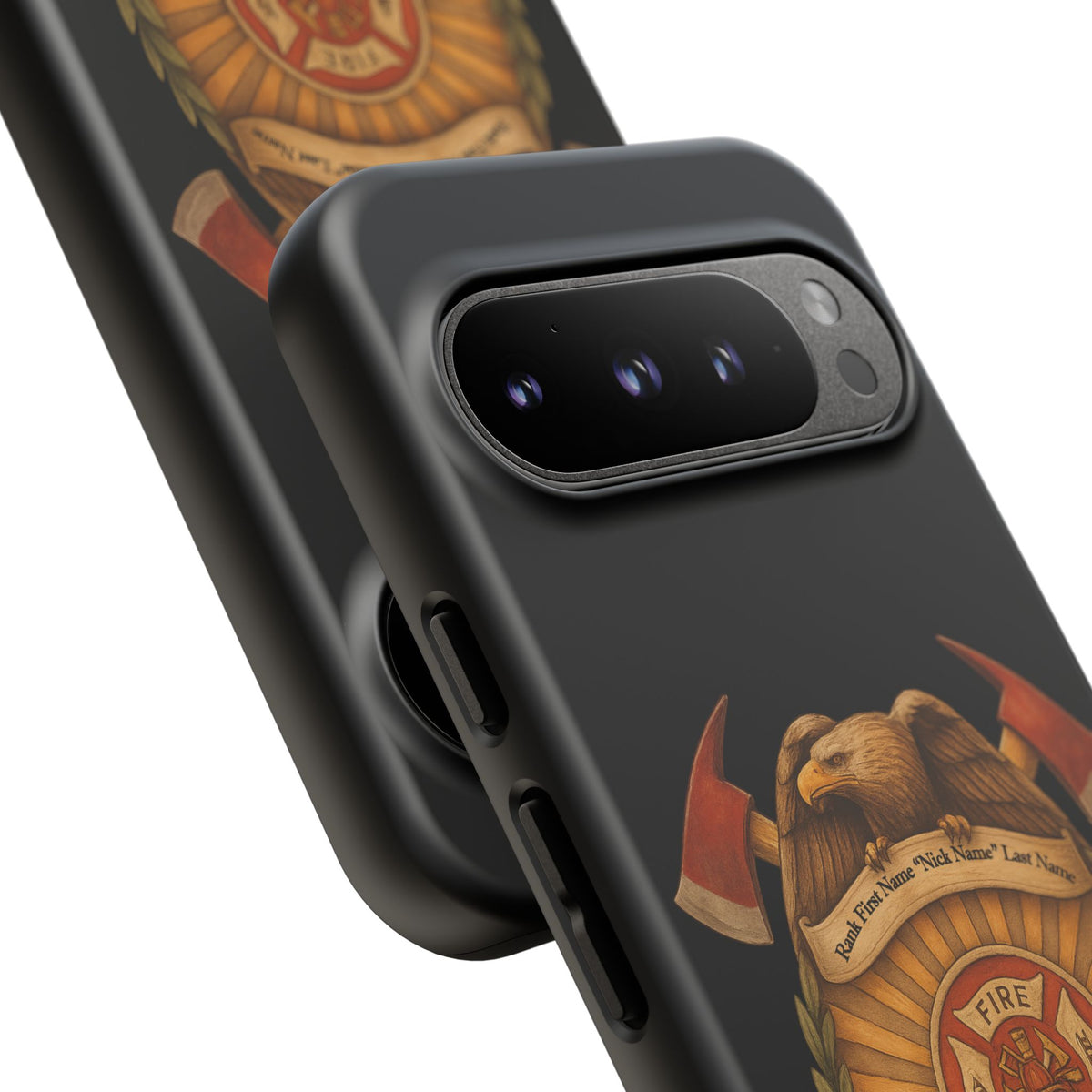 Firefighter Badge Phone Case — Tough Cases Customizable Emblem Design