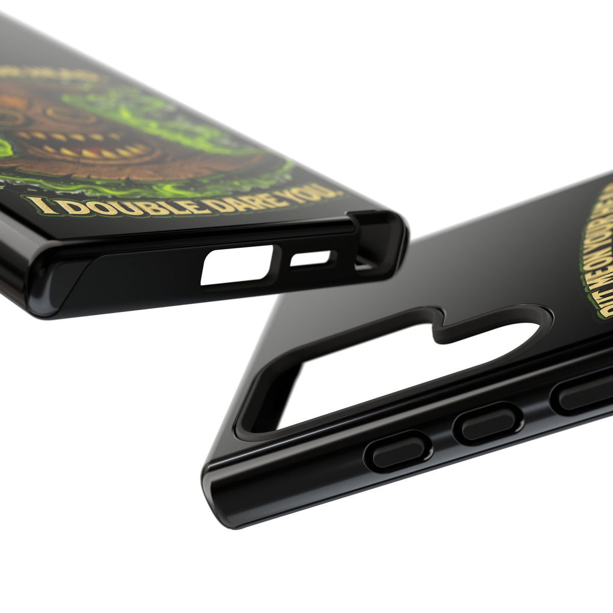 Phone Case — “Put Me On Your Head, I Double Dare You” Scary Witch Hat Design