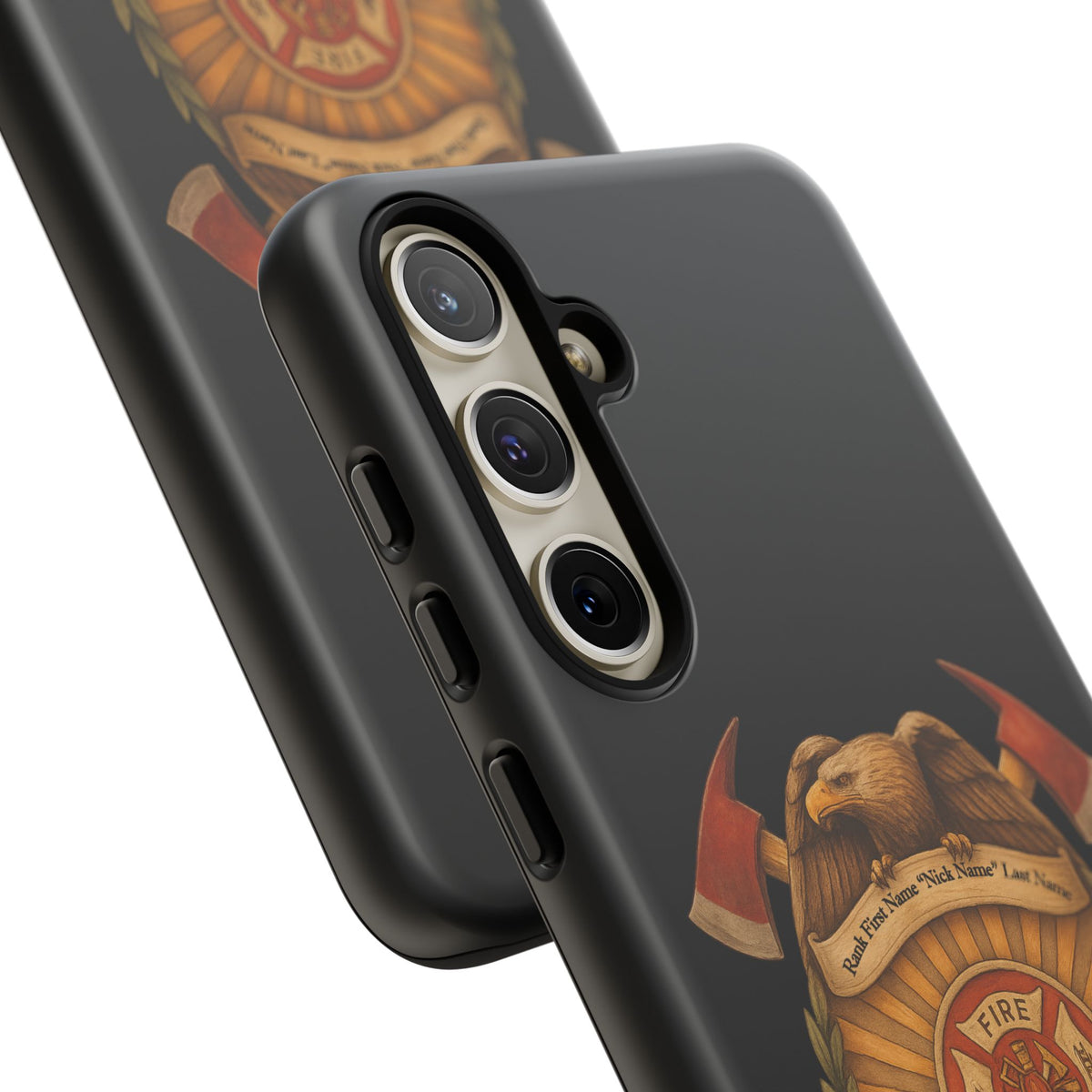 Firefighter Badge Phone Case — Tough Cases Customizable Emblem Design