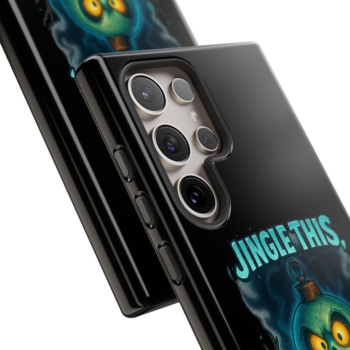 Phone Case - 'Jingle This, Santa' Spooky Holiday Protective Case