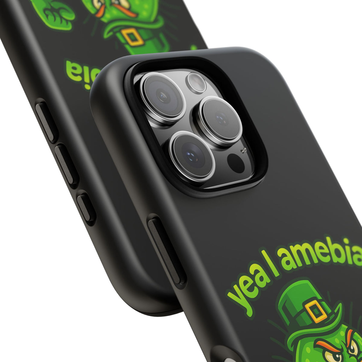 Phone Case – “Yea I Amebia, Amebia Your Face” St. Patrick’s Day Funny Amoeba Design