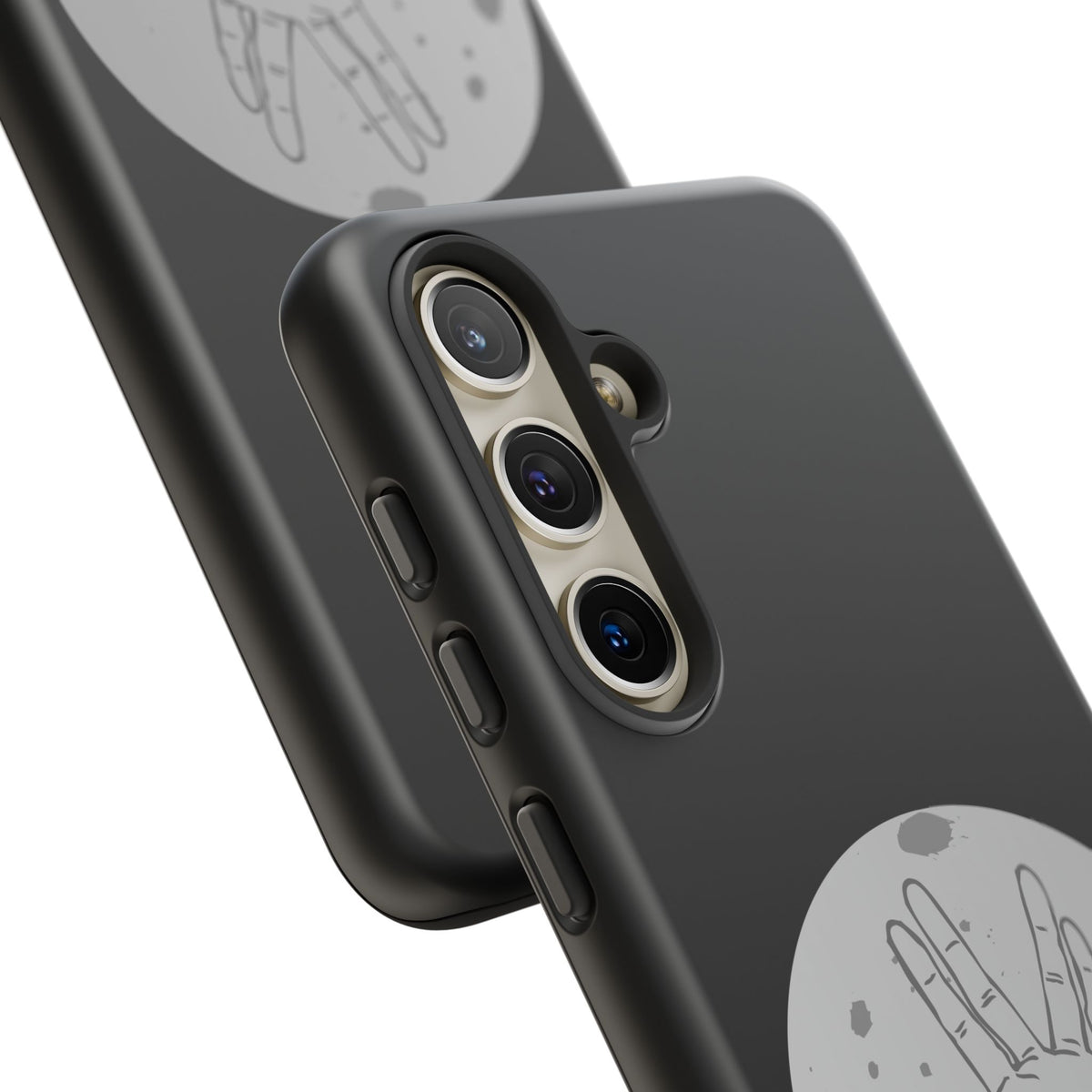 Spock Live Long Phone Case — Vulcan Salute Moon Graphic