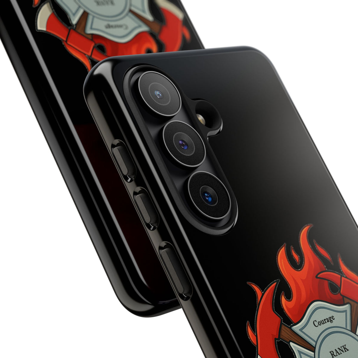 Firefighter Maltese Cross Phone Case — Custom Rank/Name/District Design