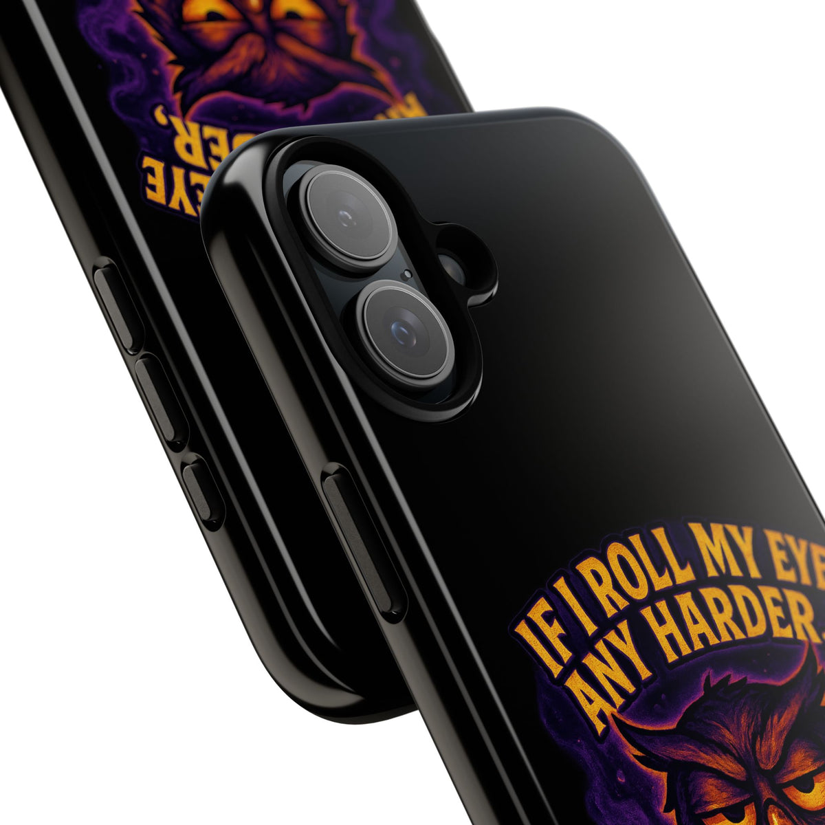 Phone Case — 'If I Roll My Eye Any Harder I'll Take Flight' Owl Graphic