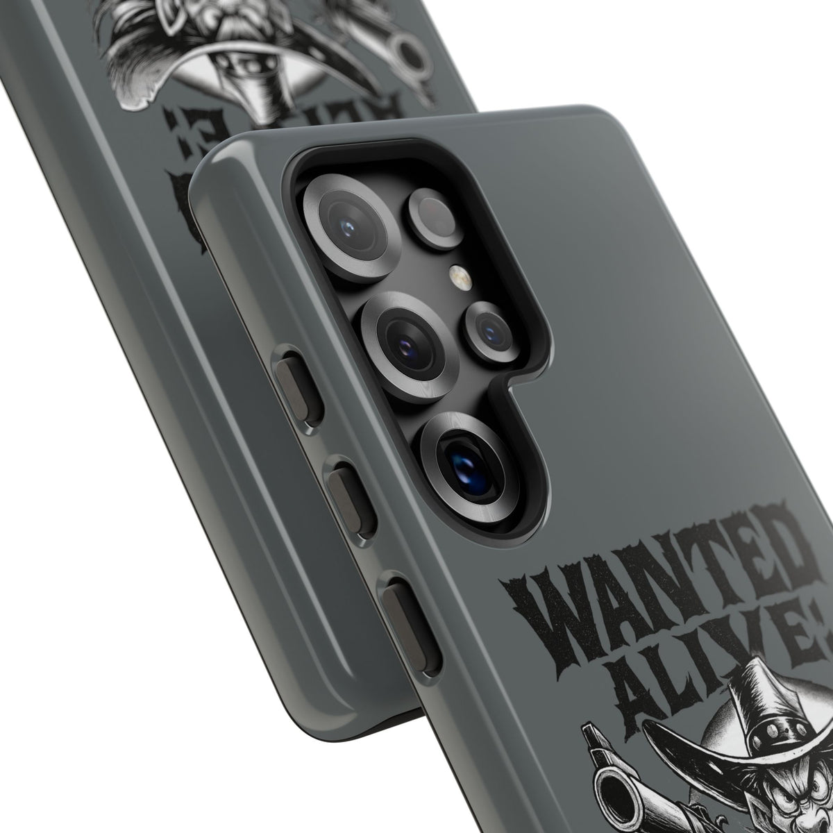 Phone Case — "Wanted Alive!" Cowboy Chewin' Tobacco Graphic