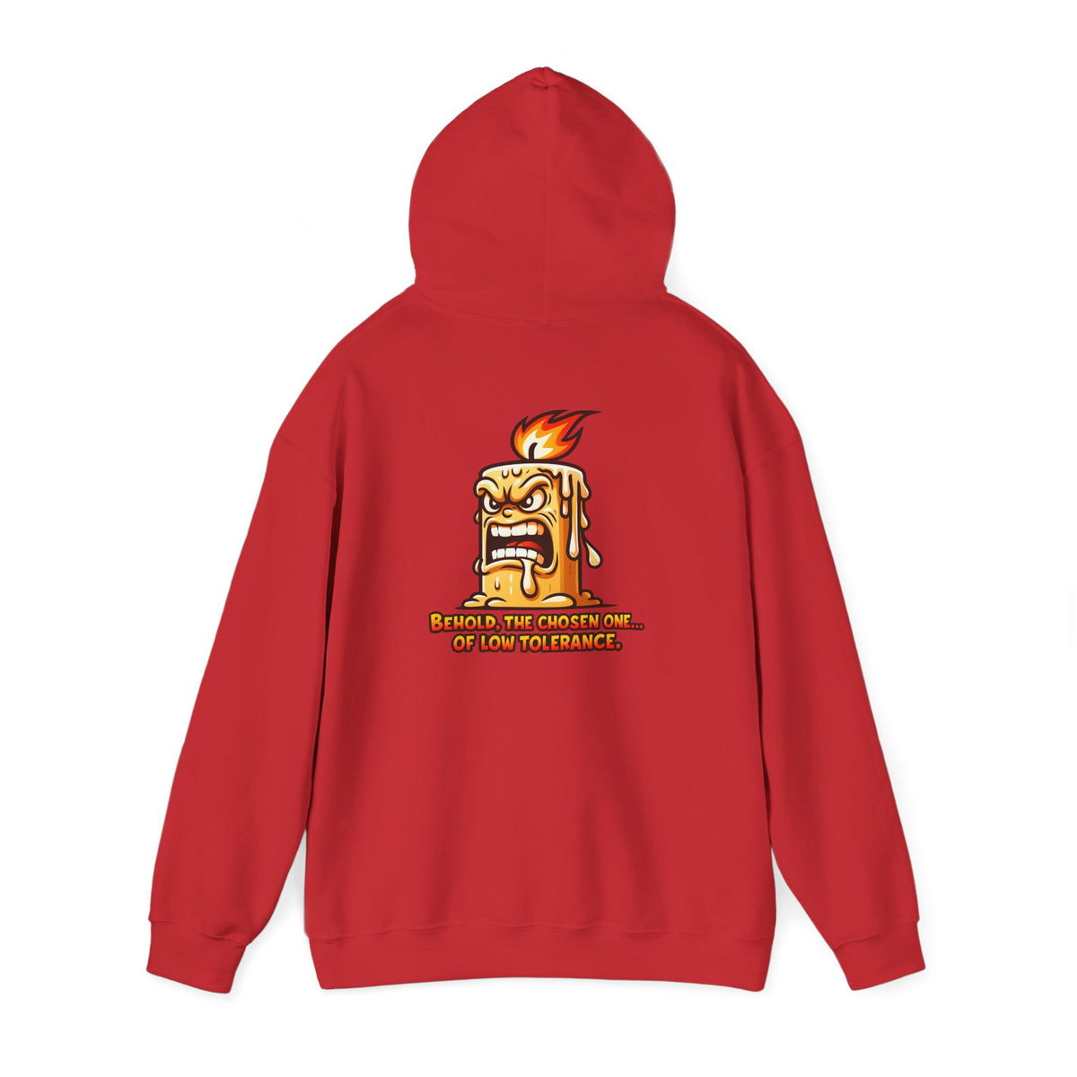 Hoodie — Spicy Candle Melt Comic Design (“Because I’m Candles and... My Tolerance”)
