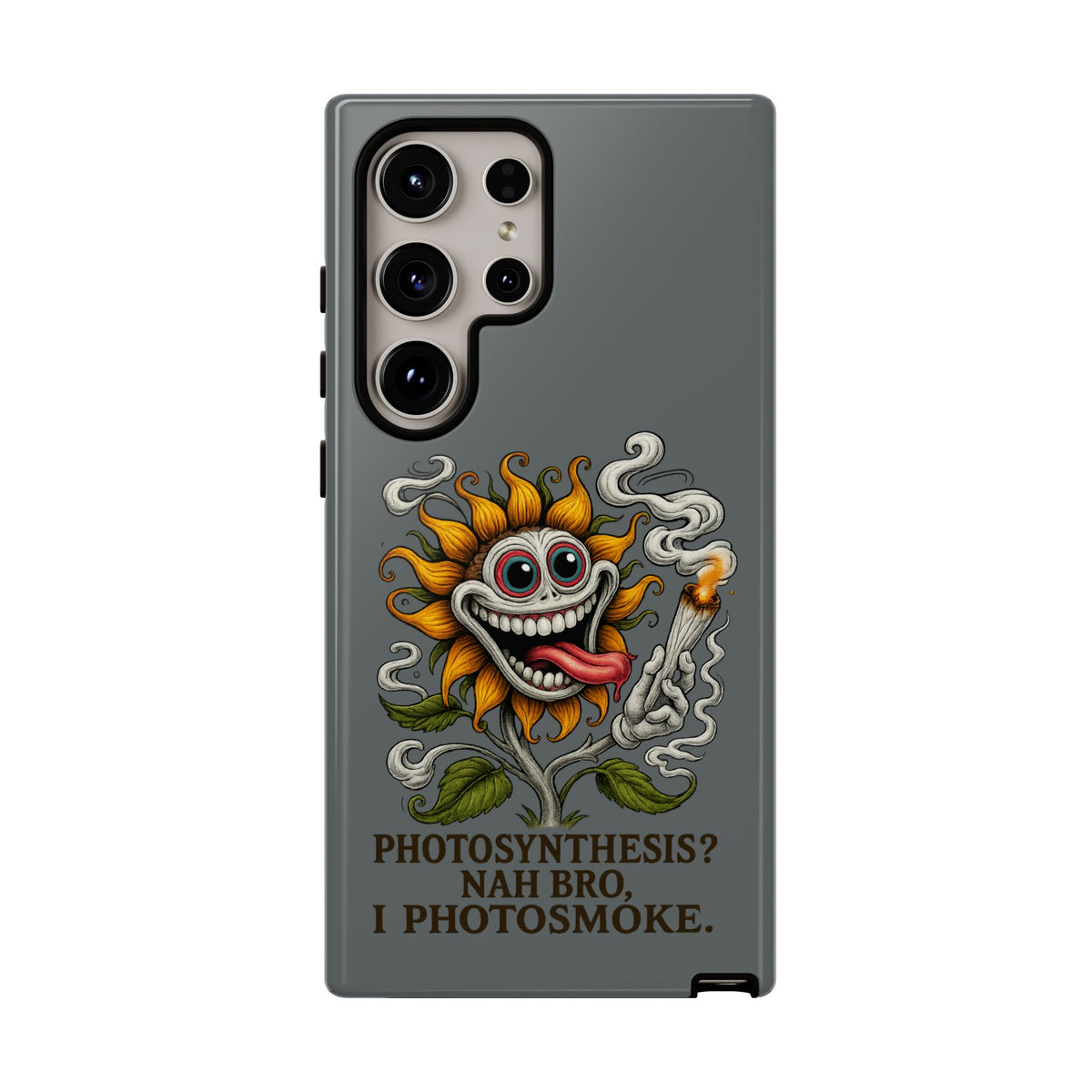Photosmoke Sunflower Phone Case — Funny Stoner Botanical iPhone Cover