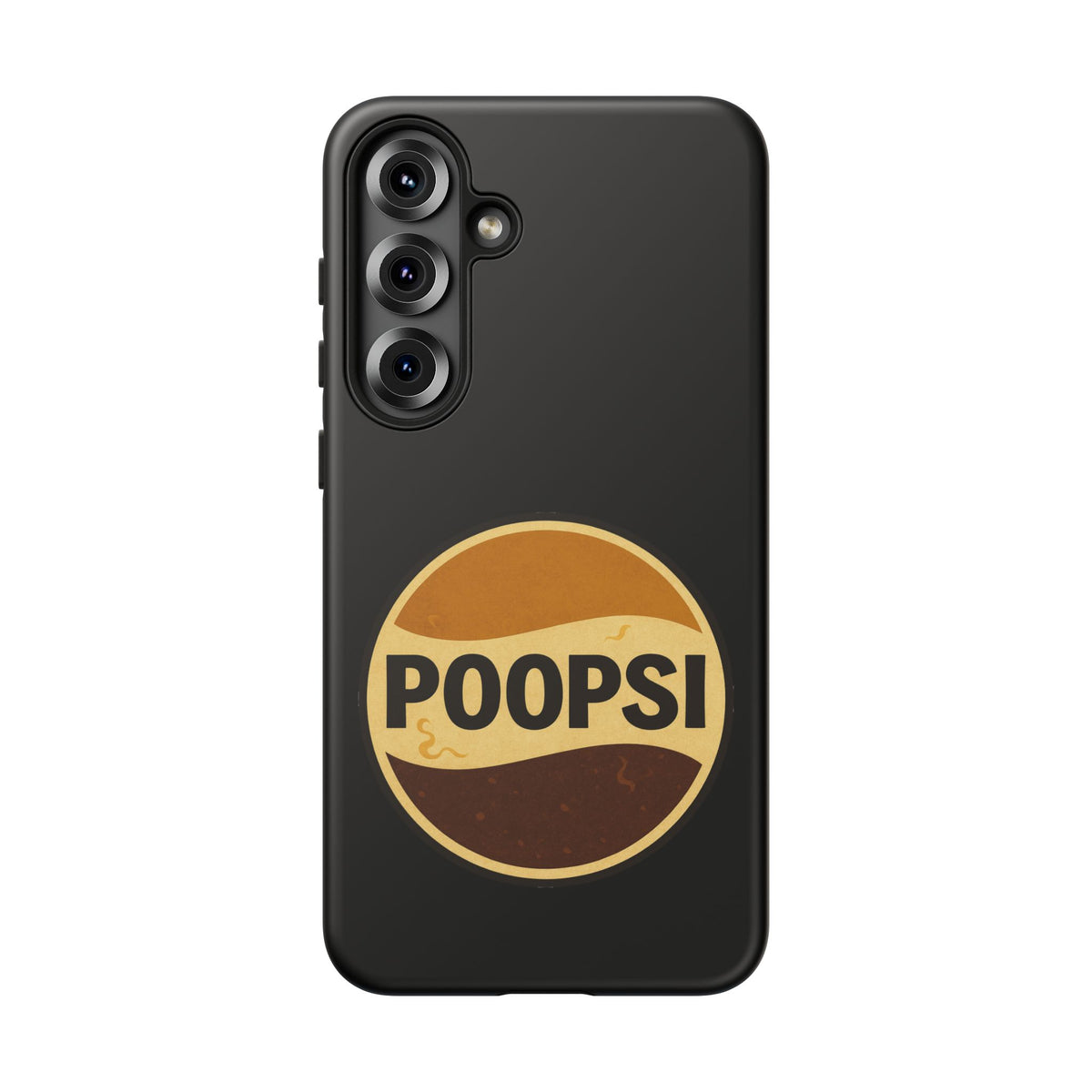 Poopsi Retro Logo Phone Case — Funny Vintage Soda-Inspired iPhone Cover