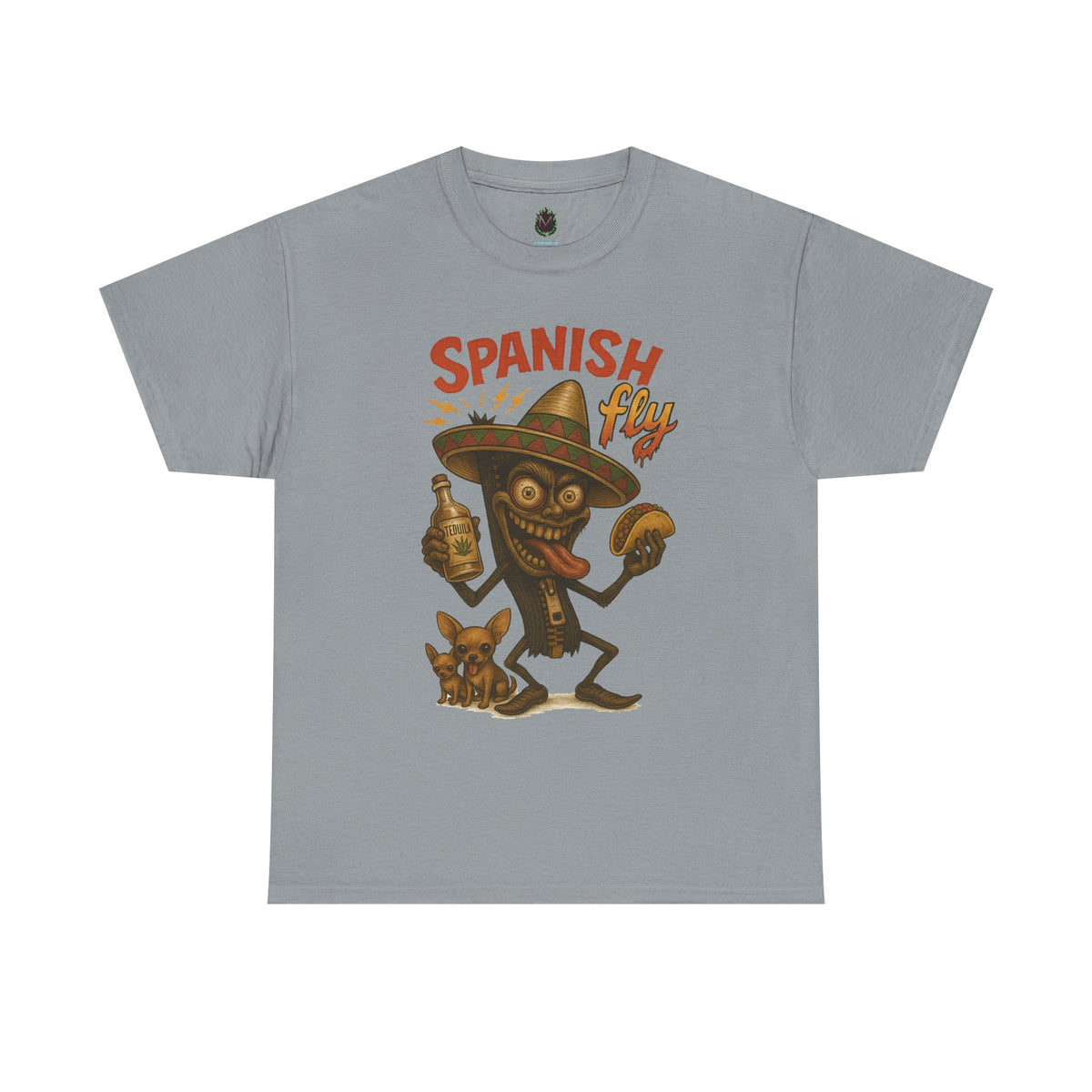 Spanish Fly – Tequila, Tacos & Trouble Tee