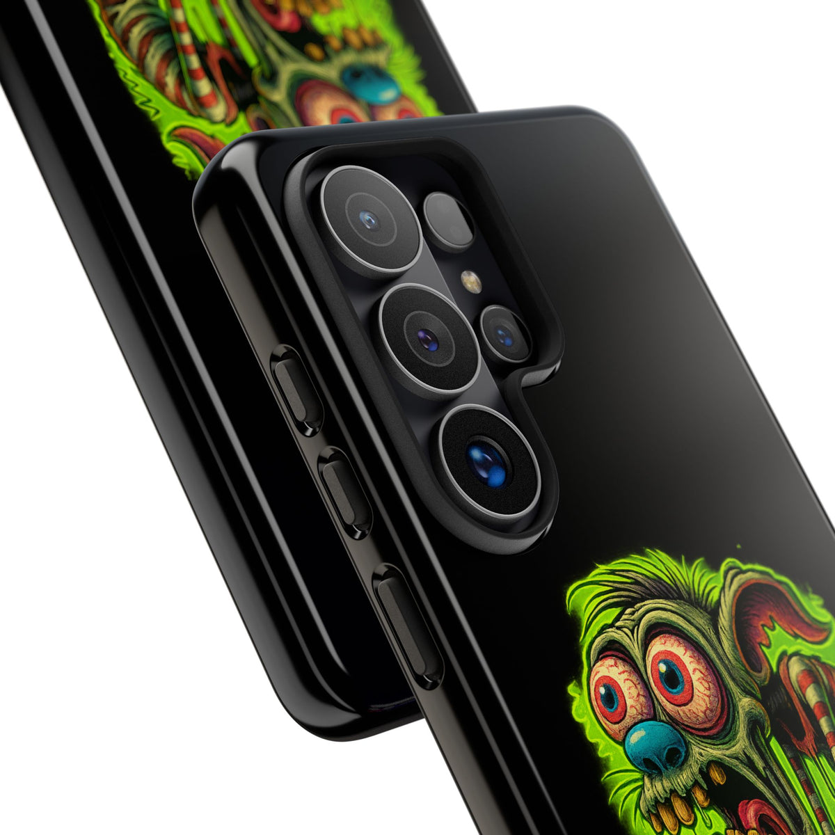 Phone Case — "Educated. Medicated. Elevated." Neon Monster Design