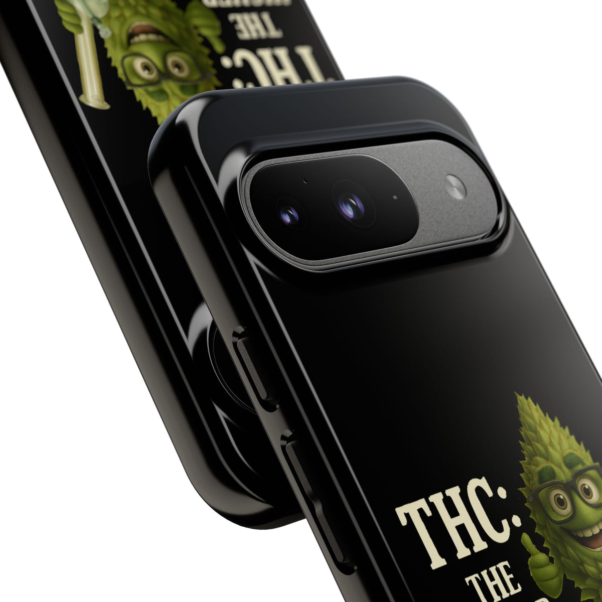 THC The Higher Curriculum Phone Case – Funny Cannabis Nug Cartoon iPhone Case