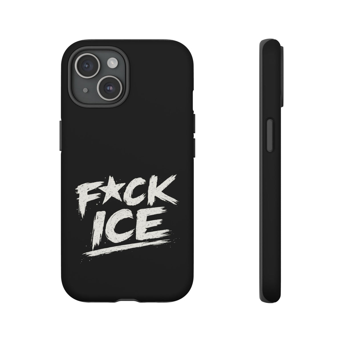 Phone Case — “F*ck Ice” Bold Protest Graphic Protective Case