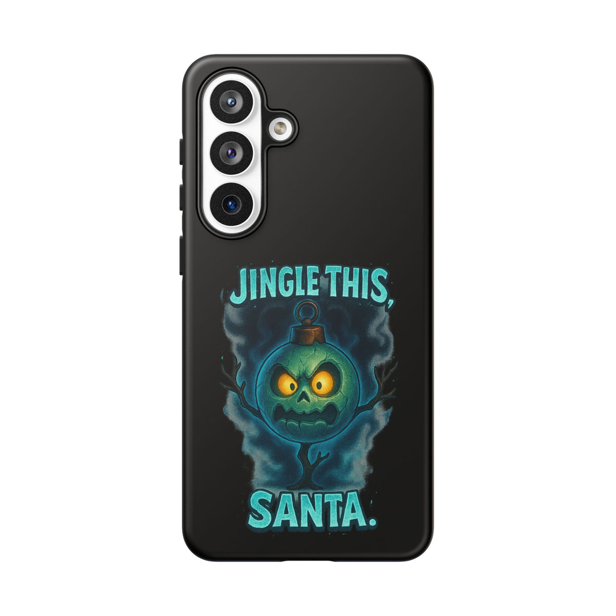 Phone Case - 'Jingle This, Santa' Spooky Holiday Protective Case