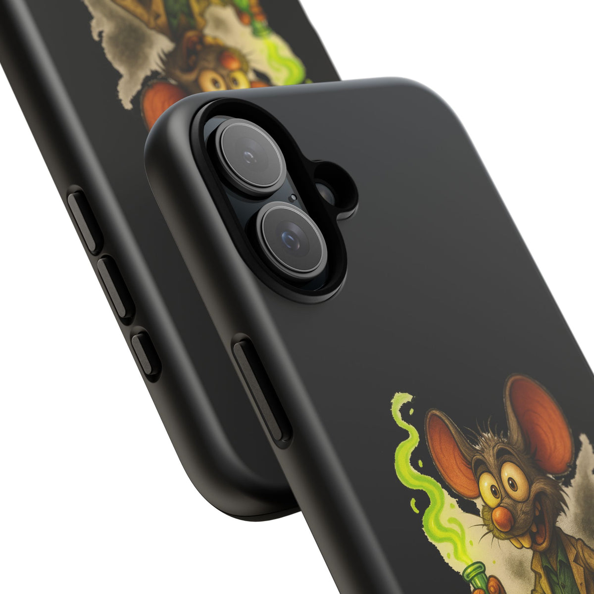 Phone Case — Funny Cartoon Rat "Oops That Wasn't Cheese" Protective Cover