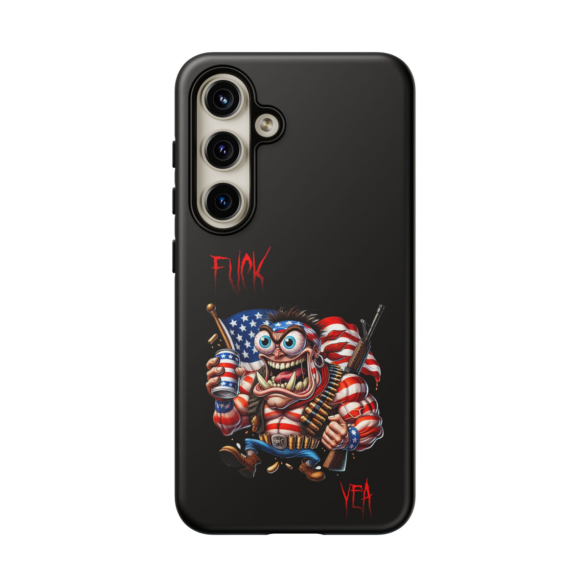 Patriotic Madman Phone Case — 'Funk Yea' USA Flag Tough Case