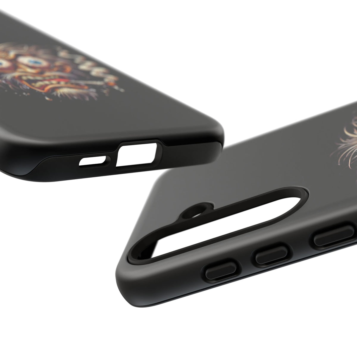 Phone Case — Wild Cartoon Monster Smoking Design
