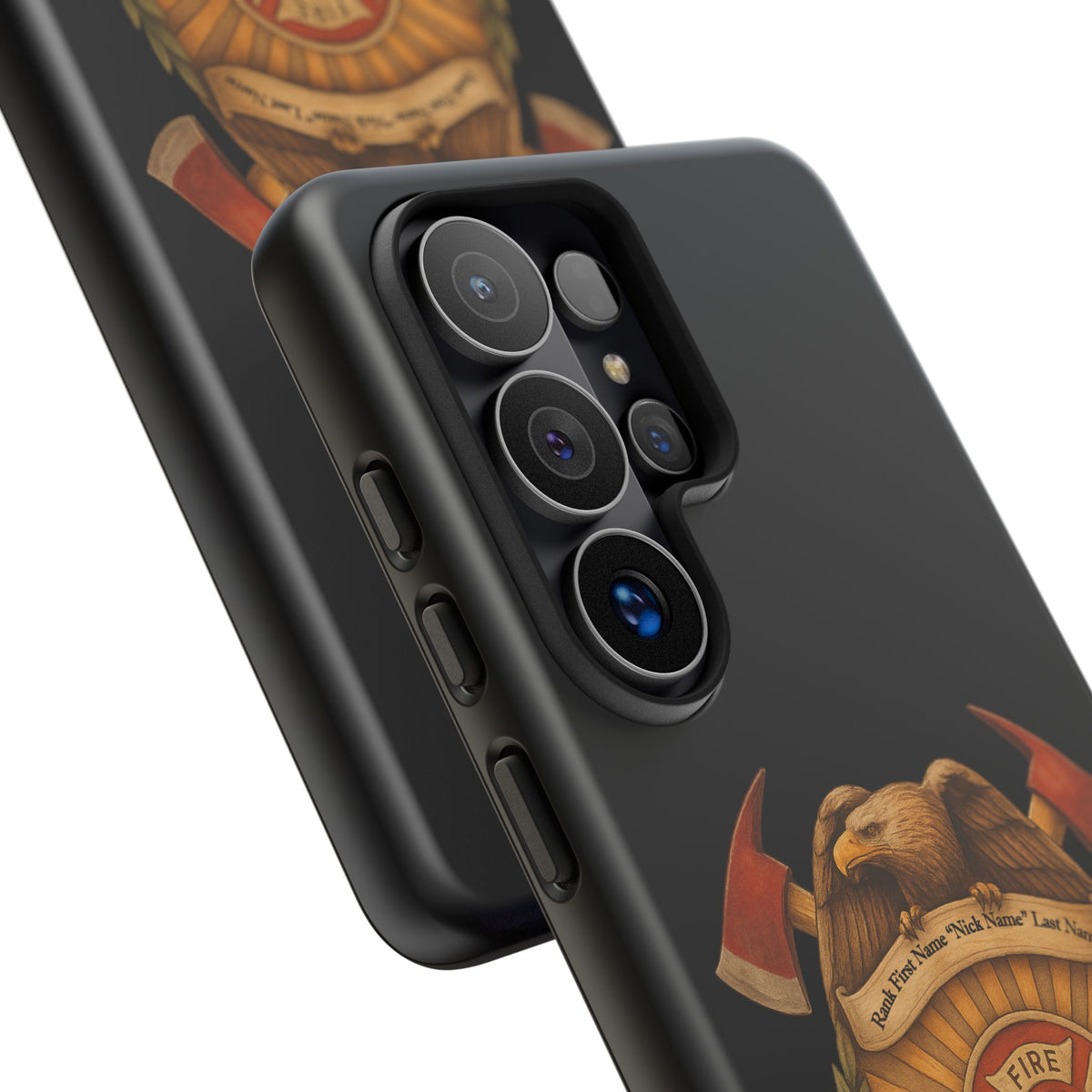Firefighter Badge Phone Case — Tough Cases Customizable Emblem Design
