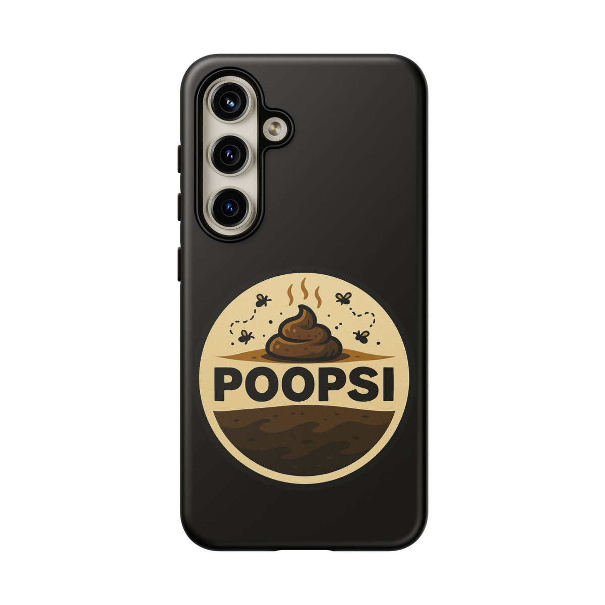 Phone Case — 'POOPSI' Funny Poop Logo Protective Cover