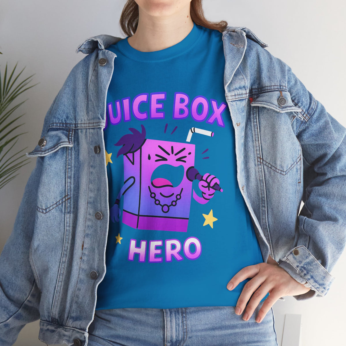 Juice Box Hero T-Shirt | Cute Cartoon Beverage Design