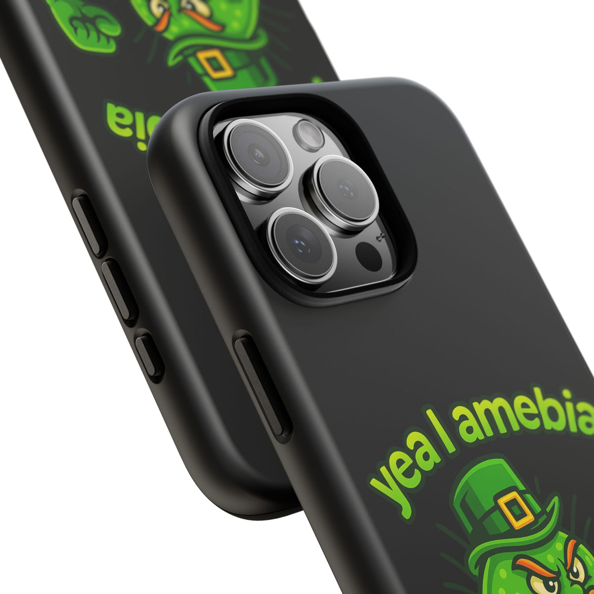 Phone Case – “Yea I Amebia, Amebia Your Face” St. Patrick’s Day Funny Amoeba Design