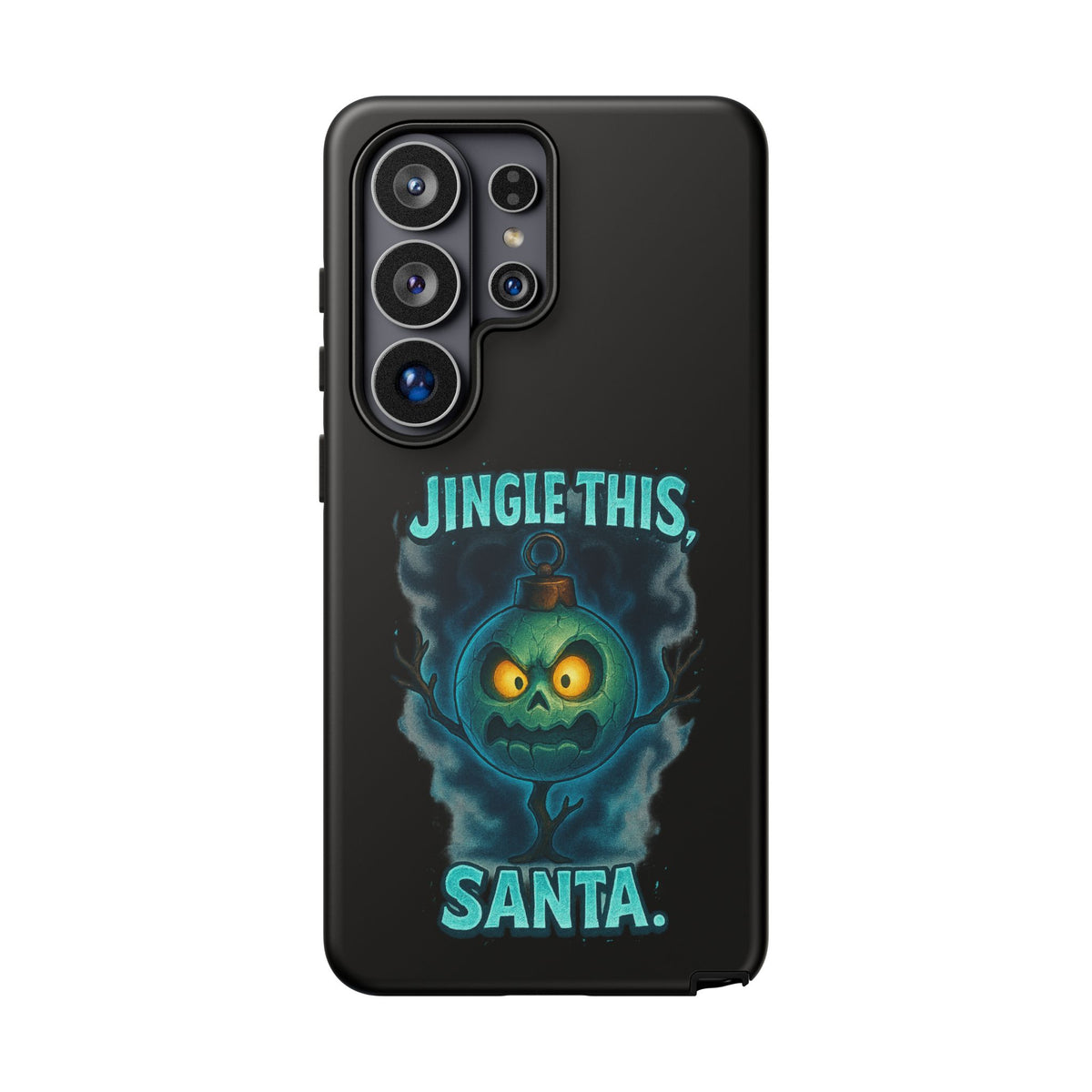 Phone Case - 'Jingle This, Santa' Spooky Holiday Protective Case