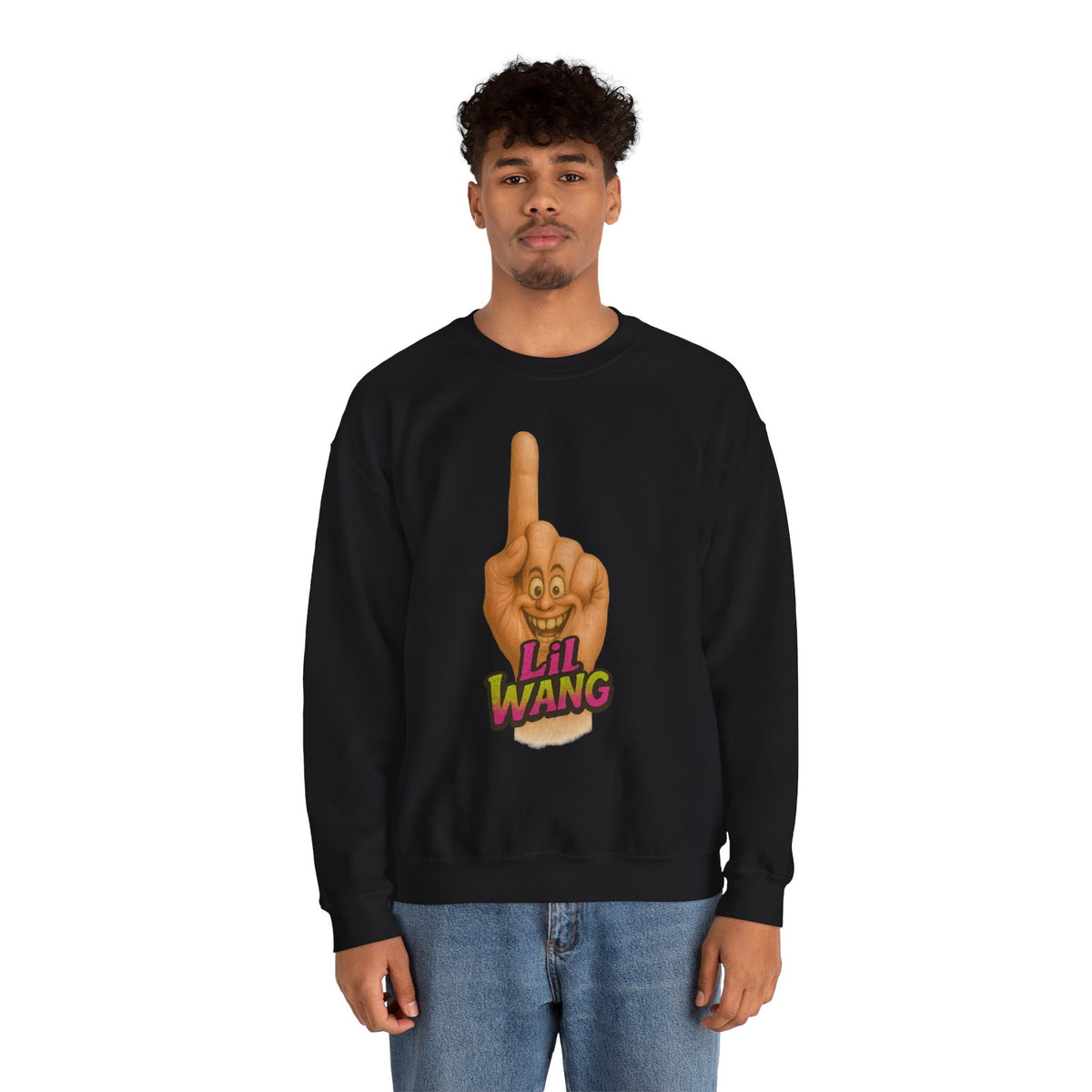 Lil Wang – Finger Character Crewneck