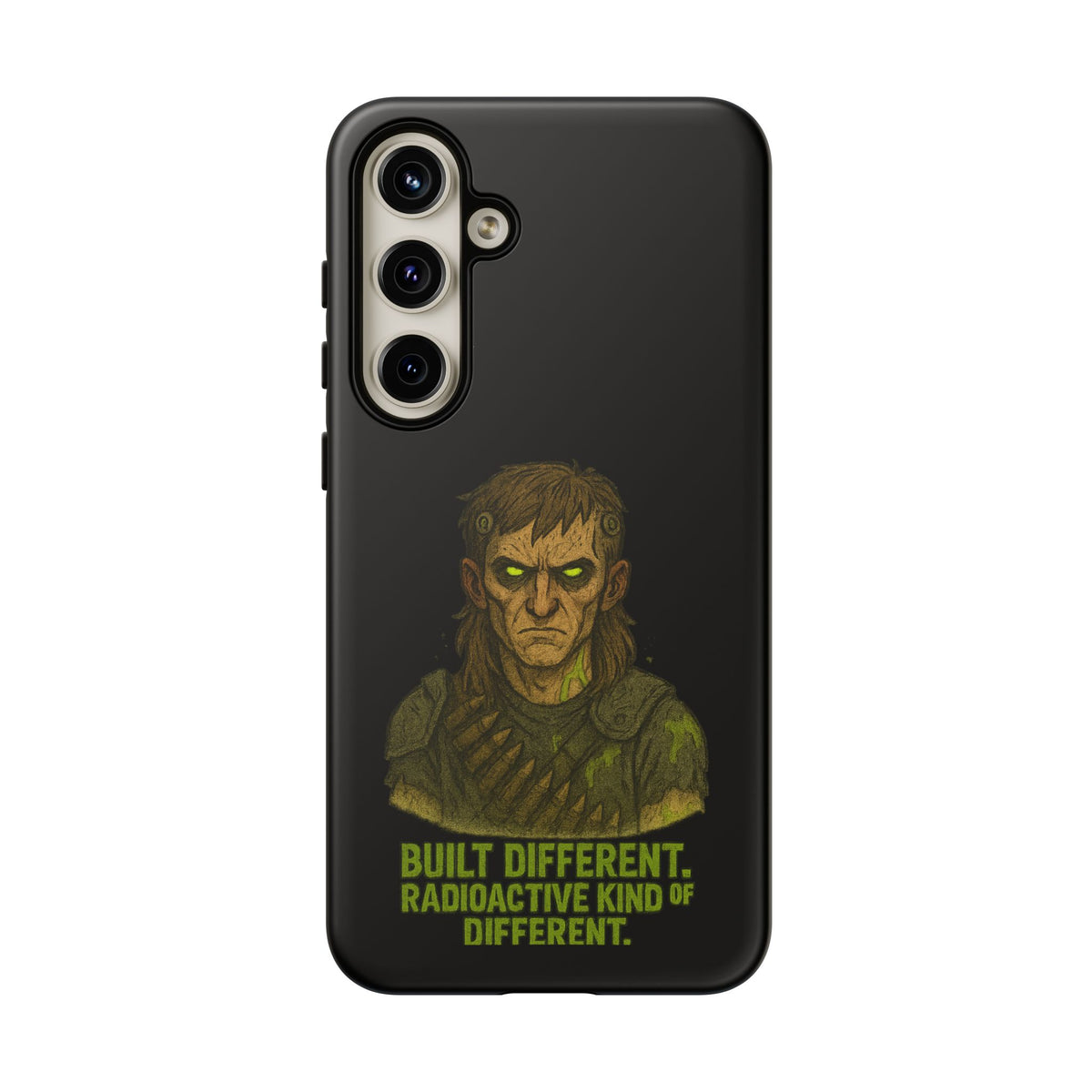 Phone Case — "Built Different, Radioactive Kind of Different" Mutant Design