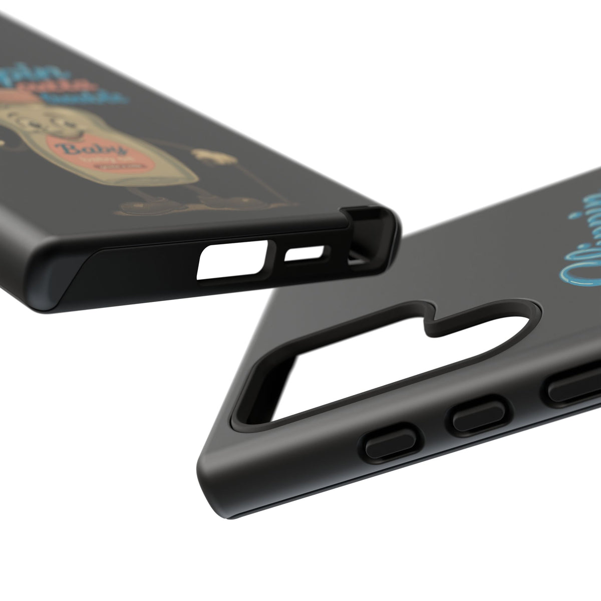 Phone Case — Retro 'Slippin Outta Trouble' Baby Bottle Design
