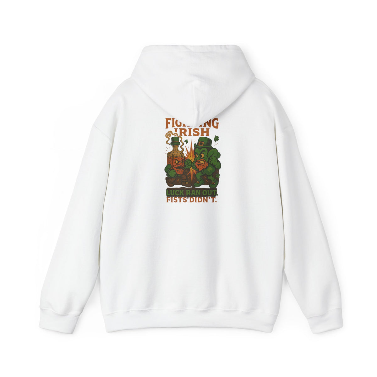 Irish Fighting Leprechaun Hoodie – St. Patrick's Day Shamrock Sweatshirt