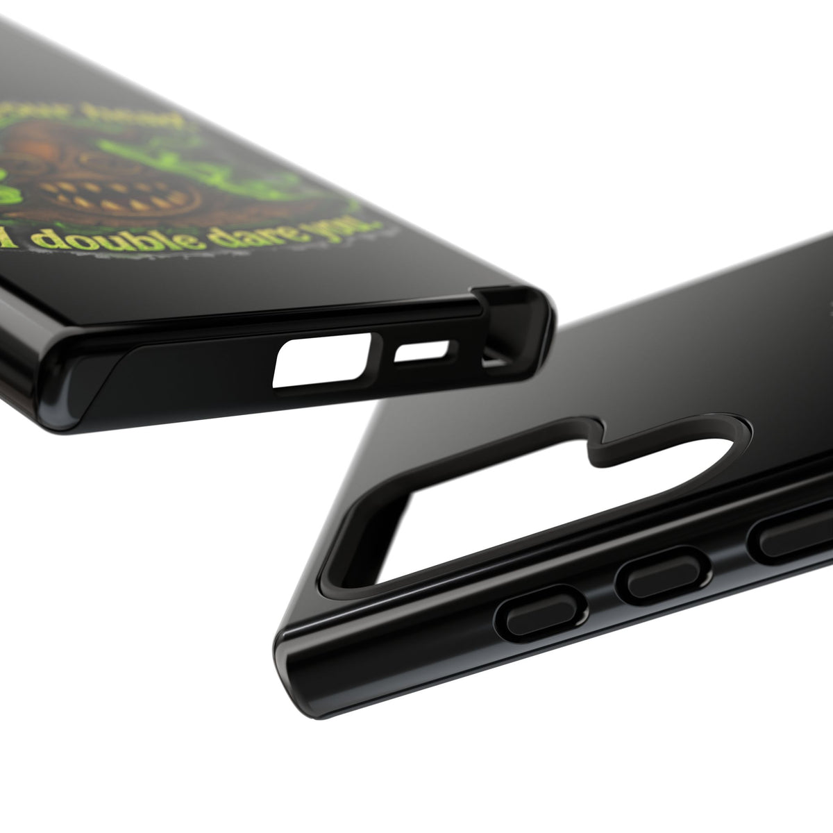 Phone Case — 'Put Me On Your Head, I Double Dare You' Witch Hat Horror Design