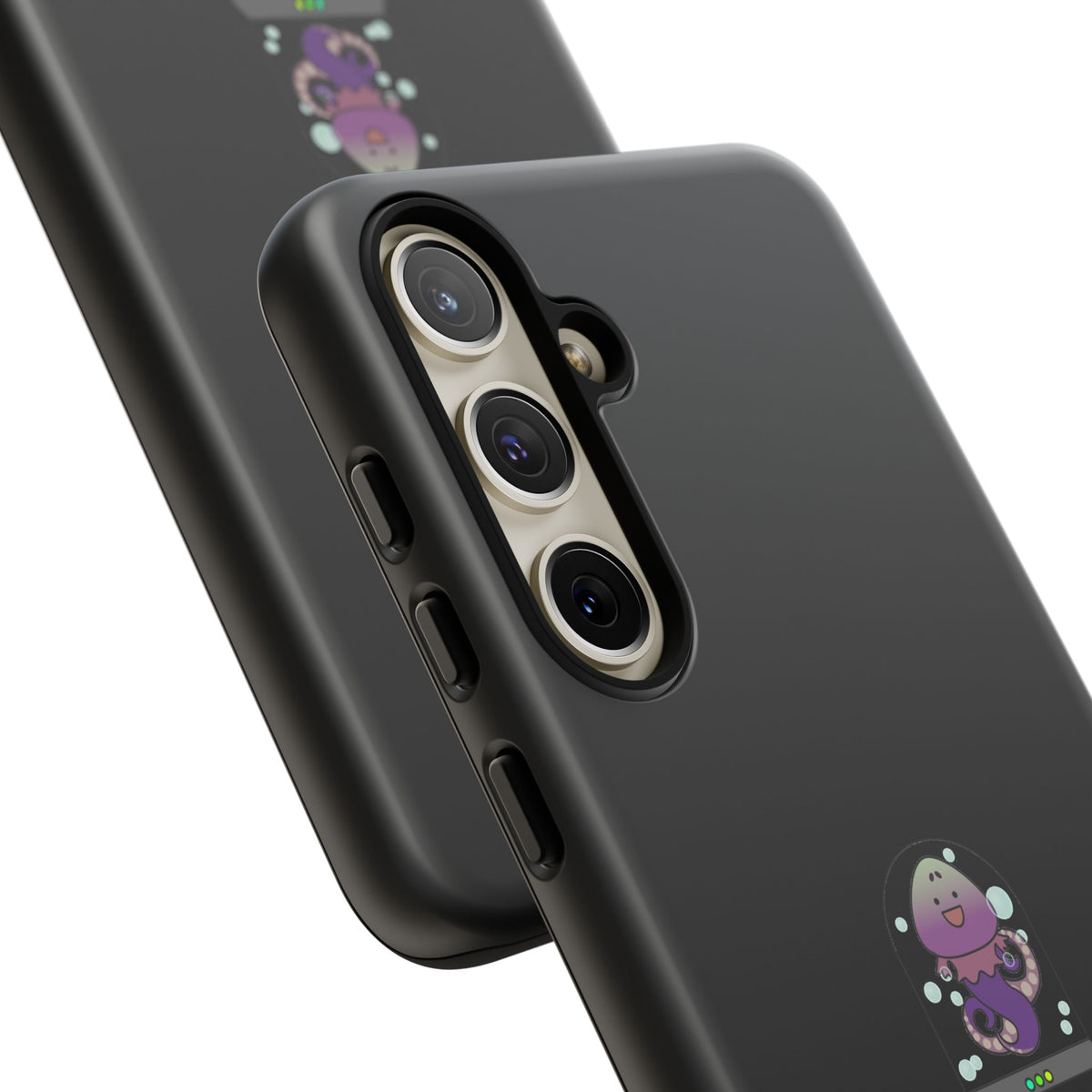 Phone Case — 'Got Protection?' Cute Purple Alien Anti-Shock Protective Cover
