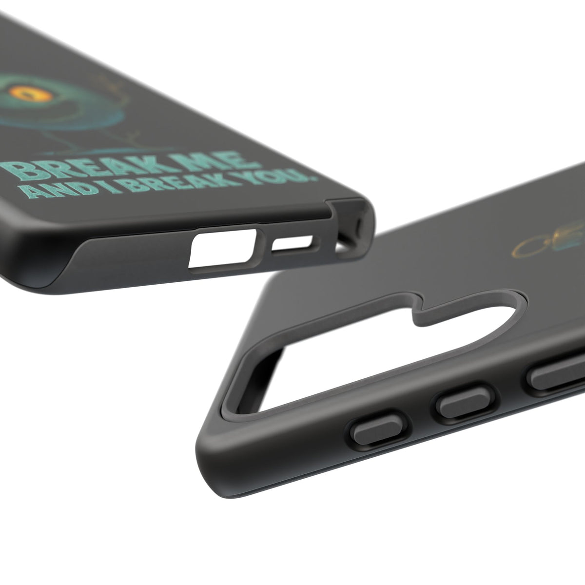 Phone Case — 'Break Me and I Break You' Mischievous Ornament Protective Cover
