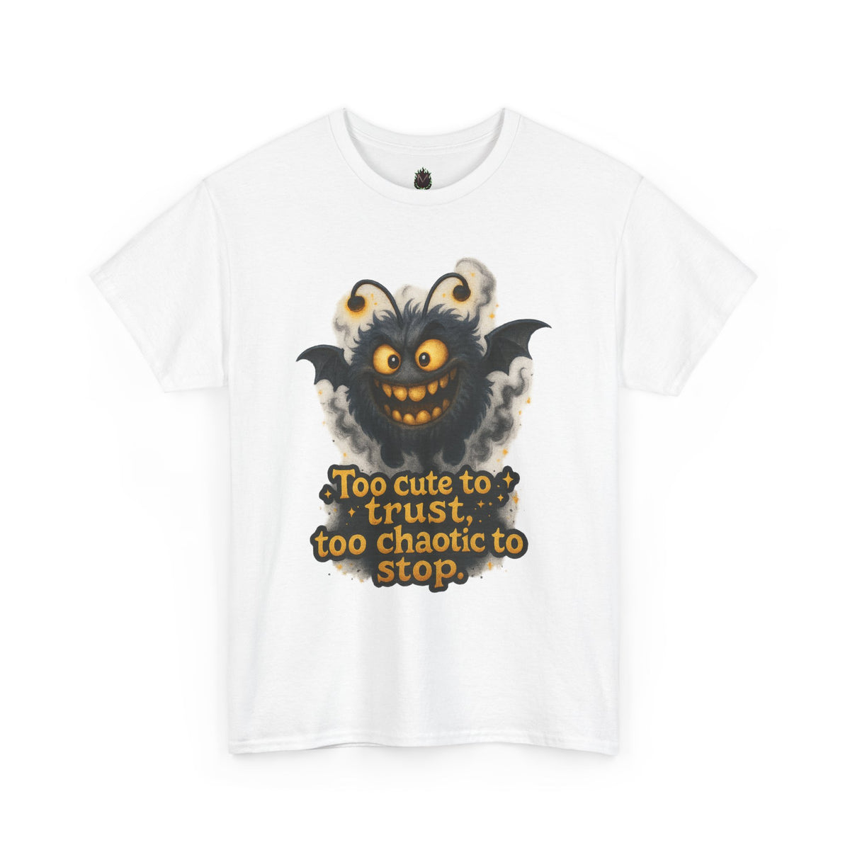Too Cute To Trust Chaotic Monster T-Shirt | Cute Spooky Halloween Tee