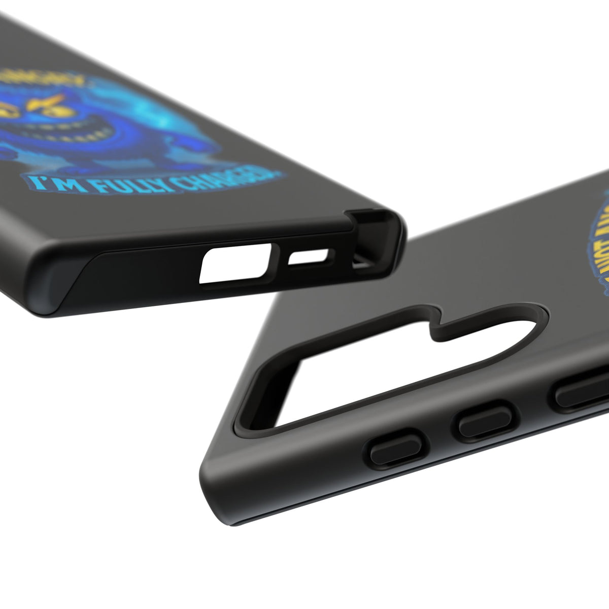 Phone Case - "I'm Not Angry, I'm Fully Charged" Electric Monster Protective Cover