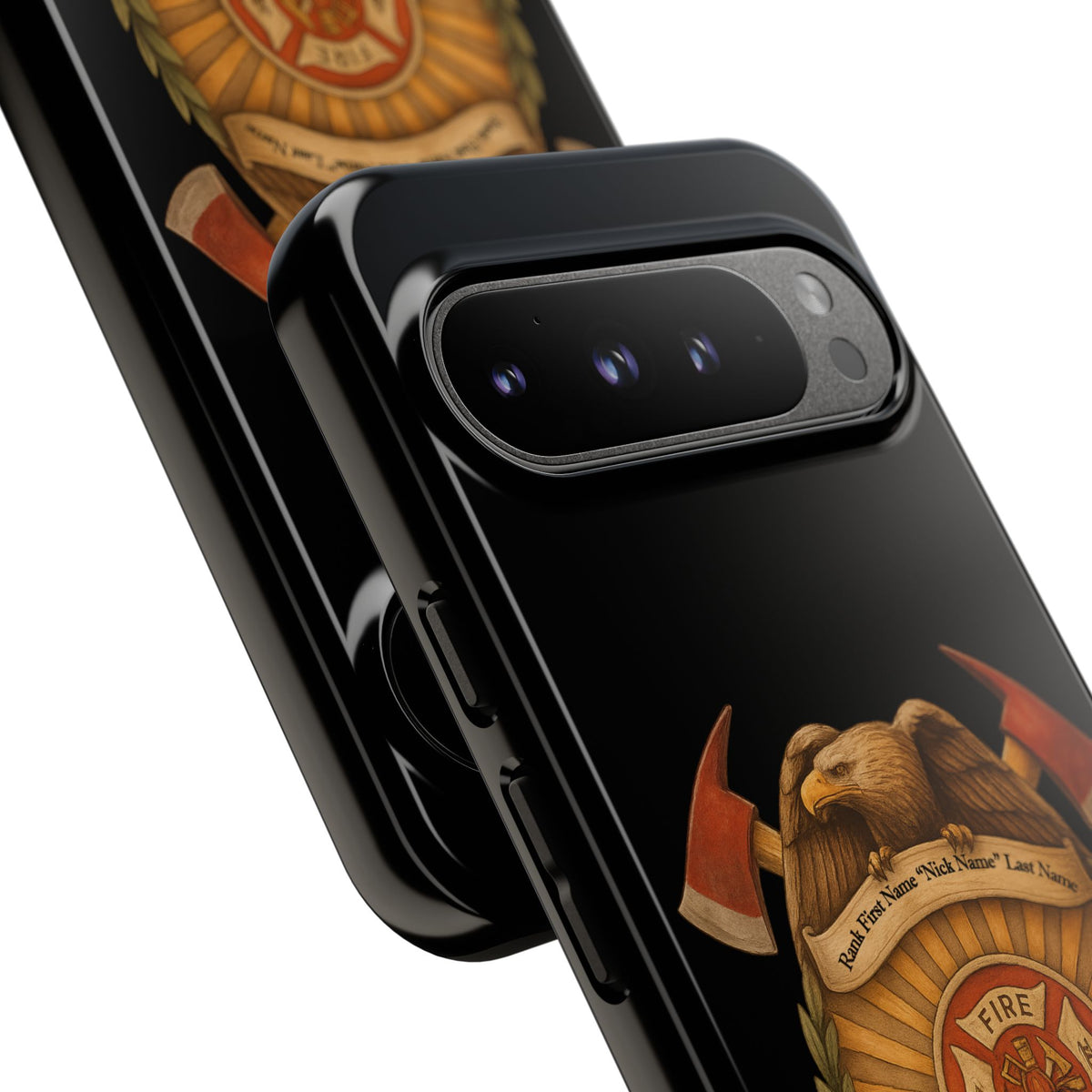 Firefighter Badge Phone Case — Tough Cases Customizable Emblem Design