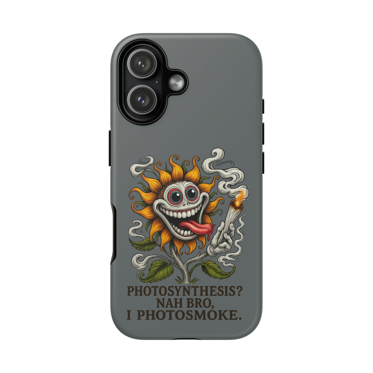 Photosmoke Sunflower Phone Case — Funny Stoner Botanical iPhone Cover