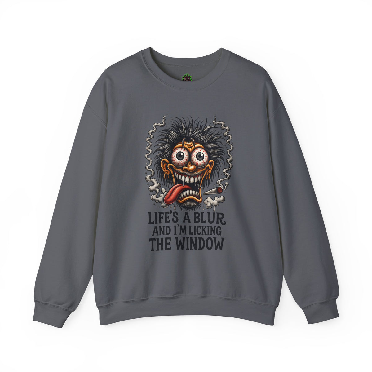 Life’s a Blur and I’m Licking the Window Sweatshirt