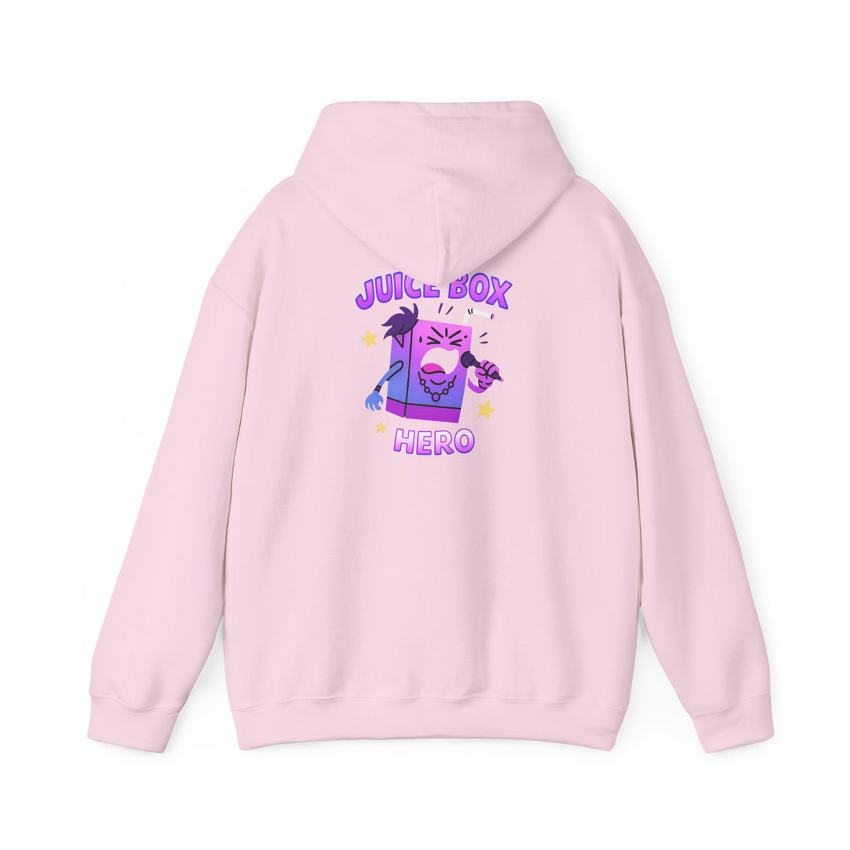 Juice Box Hero Hoodie — Playful Cartoon Juice Box Graphic Sweatshirt