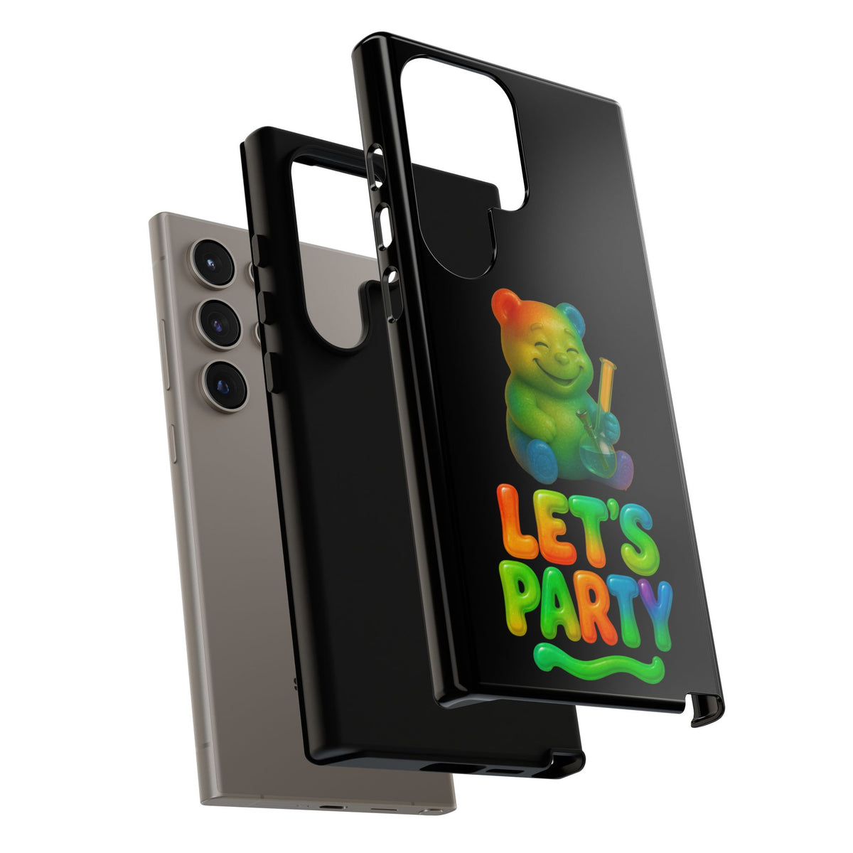 Let's Party Rainbow Bear Phone Case