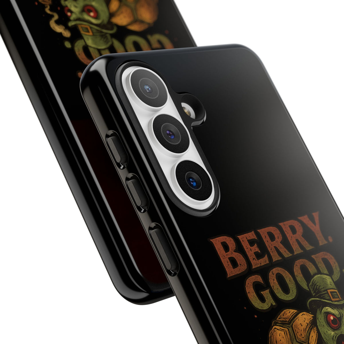 Phone Case — 'Berry Good' Zombie Turtle Graphic Tough Protective Case