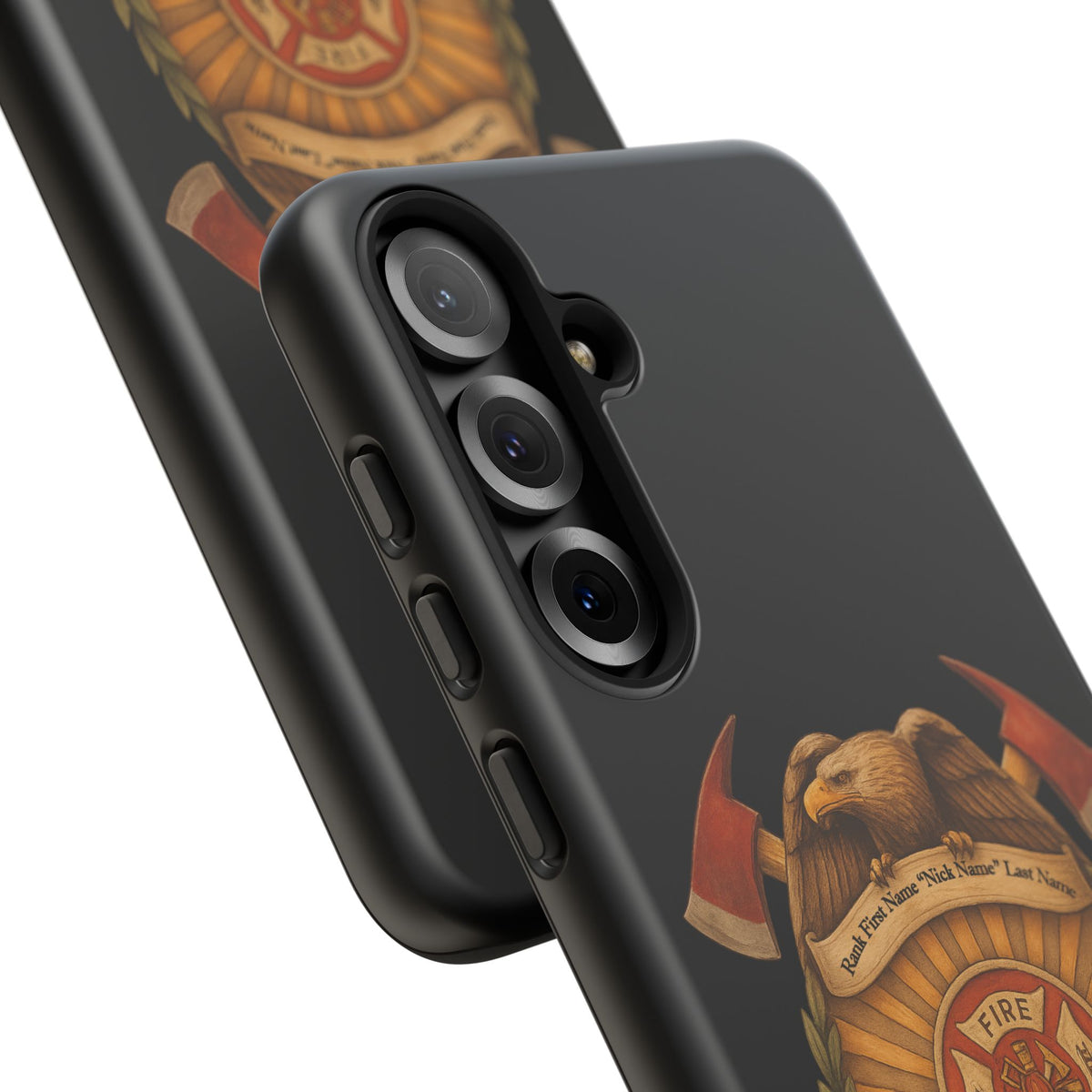Firefighter Badge Phone Case — Tough Cases Customizable Emblem Design