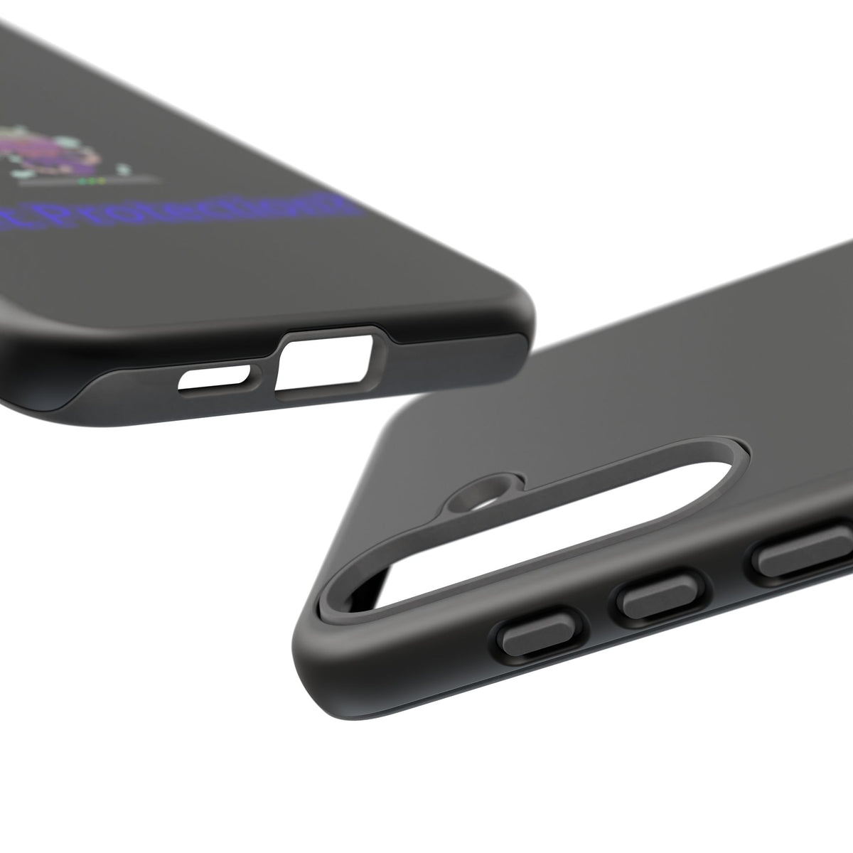 Phone Case — 'Got Protection?' Cute Purple Alien Anti-Shock Protective Cover