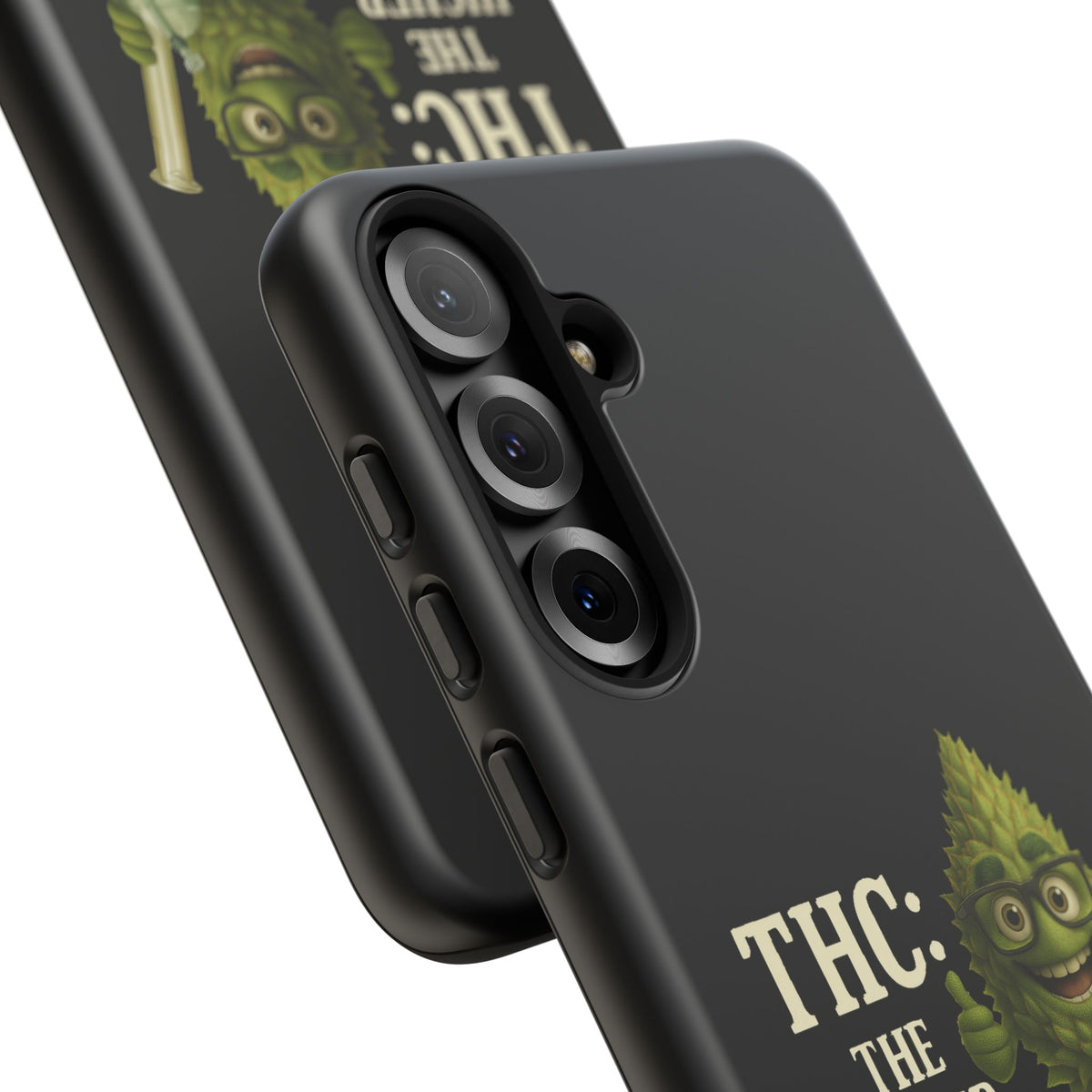 THC The Higher Curriculum Phone Case – Funny Cannabis Nug Cartoon iPhone Case
