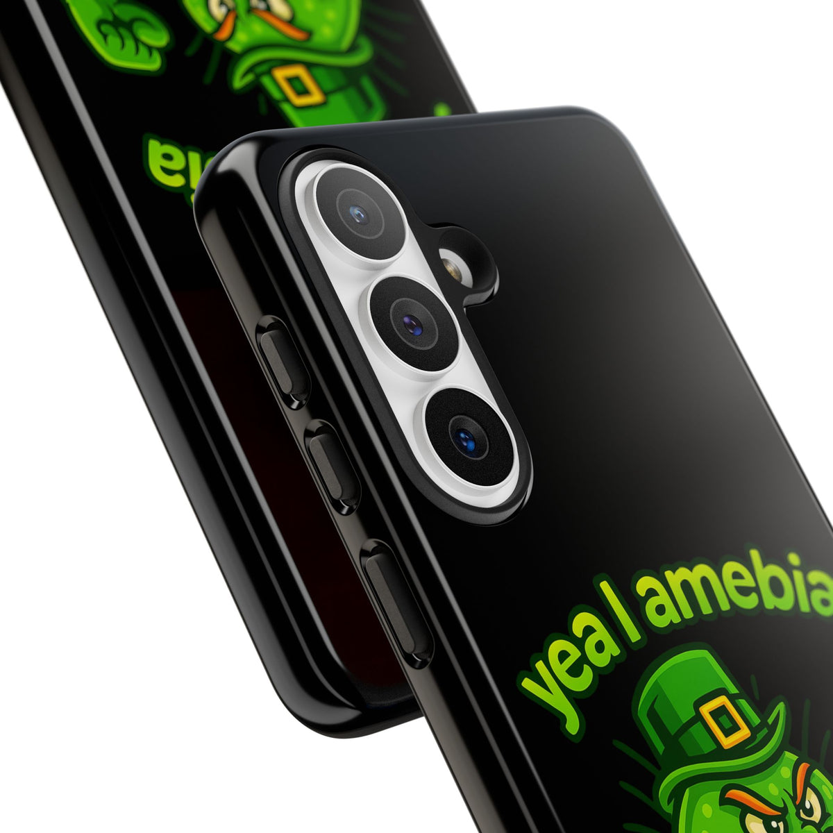 Phone Case – “Yea I Amebia, Amebia Your Face” St. Patrick’s Day Funny Amoeba Design