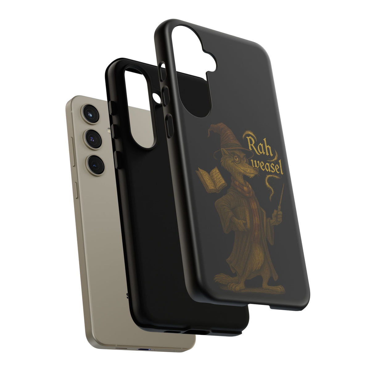 Rah Weasel Wizard Phone Case — Cute Fantasy Magical Creature iPhone Cover