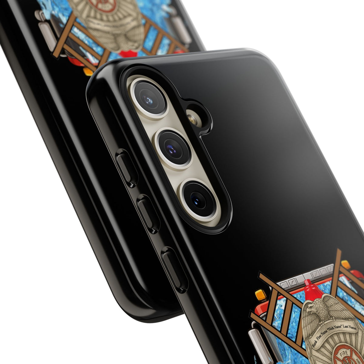 Firefighter Badge Phone Case – Maltese Cross Rescue Design