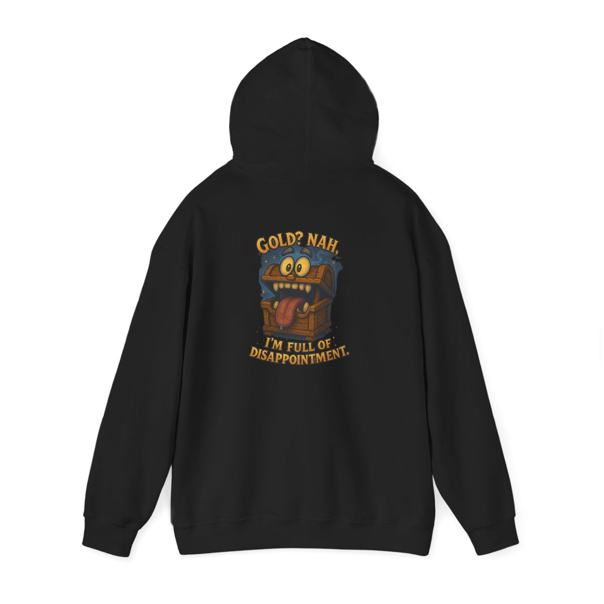 Hoodie — Vintage Cartoon Monster 'Good Night' Graphic Pullover