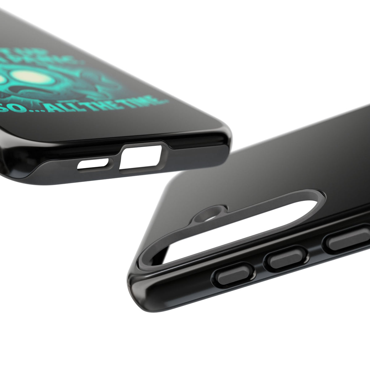 Phone Case — "I Light Up When I Panic" Glow Fish Anxiety Phone Case